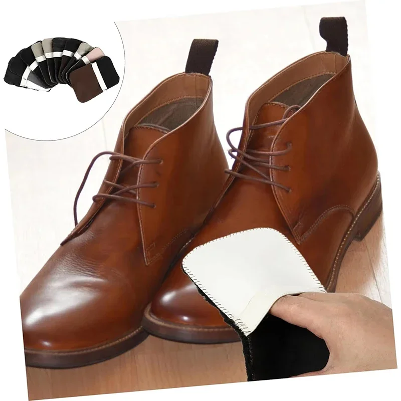 1pc Shoes Polishing Glove Multifunctional Leather Shoe Polishing Cleaning Cloth Soft Plush Shoe Shine Cloth Handheld Towel Brush thumbnail 5
