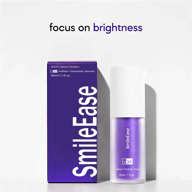 45ml Smilekit Purple Tooth Mousse Removes Tartar Clean Oral Hygiene 30ml Smileease Fresh Breath Whitening Teeth Care Products thumbnail 5