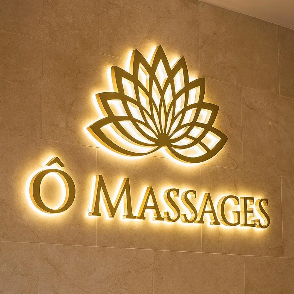 Custom Outdoor Business Sign Large Metal Blacklit Sign Business Laser cut Metal Sign 3D Wall Logo Letter For Shop Salon Hotel thumbnail 5