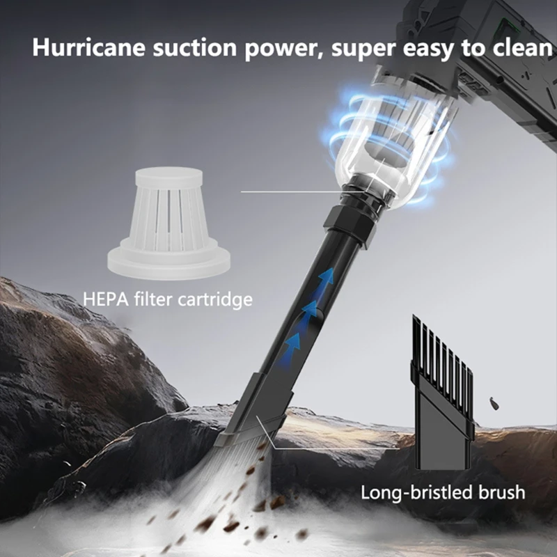 High performance fan with brushless motor turbocharged ducted powerful handheld blower for dust removal snow blowing vacuuming thumbnail 5