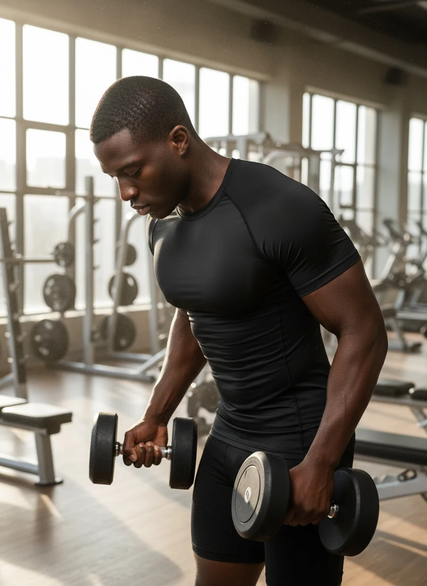 Mens Compression Clothing 3pcs Summer Black Tights T Shirt Elastic Quick Dry Running T-shirts Sports Tops Tee Gym Workout Shirts thumbnail 3