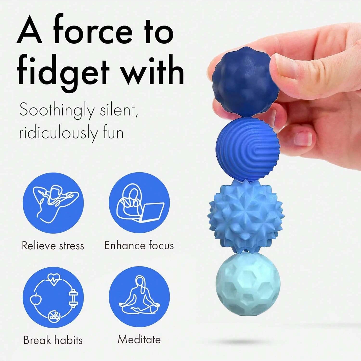 Magnetic Balls Fidget Toy EDC Anti Stress Relief Toy Antistress Anxiety Sensory Magnet Fidgeting for Adult Kids Autism ADHD Gift thumbnail 4