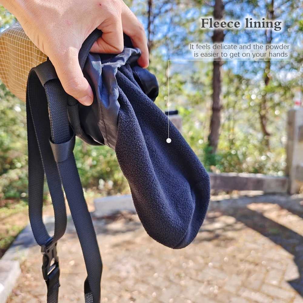 2026 Rock Climbing Chalk Bag Outdoor Bouldering Dry Magnesium Powder Waist Bag Climbing Equipment Storage Bag UHMWPE Fabric thumbnail 4
