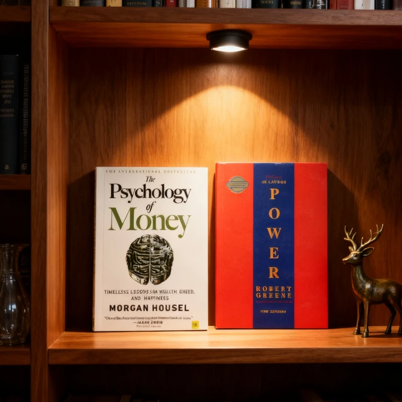《Money psychology》 +《The Concise 48 Laws Of Power》Mastering the Inner Game of Money and the Outer Game of Power Good book thumbnail 2