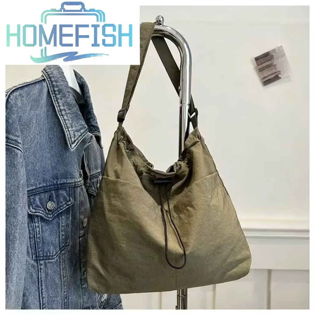 HOMEFISH Large Capacity Versatile Shoulder Bag for Women's Summer Popular Lightweight Crossbody Bag Minimalist Tote Handbag thumbnail 2