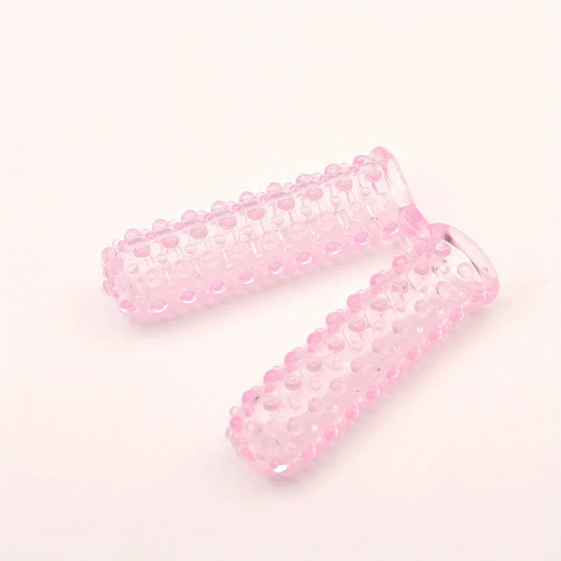 Sexy Finger Sex Toys Set Female G-spot Buckle Set Crystal Wolf Tooth Set Dual Finger Granule Set Adult Male and Lesbian Couple thumbnail 3