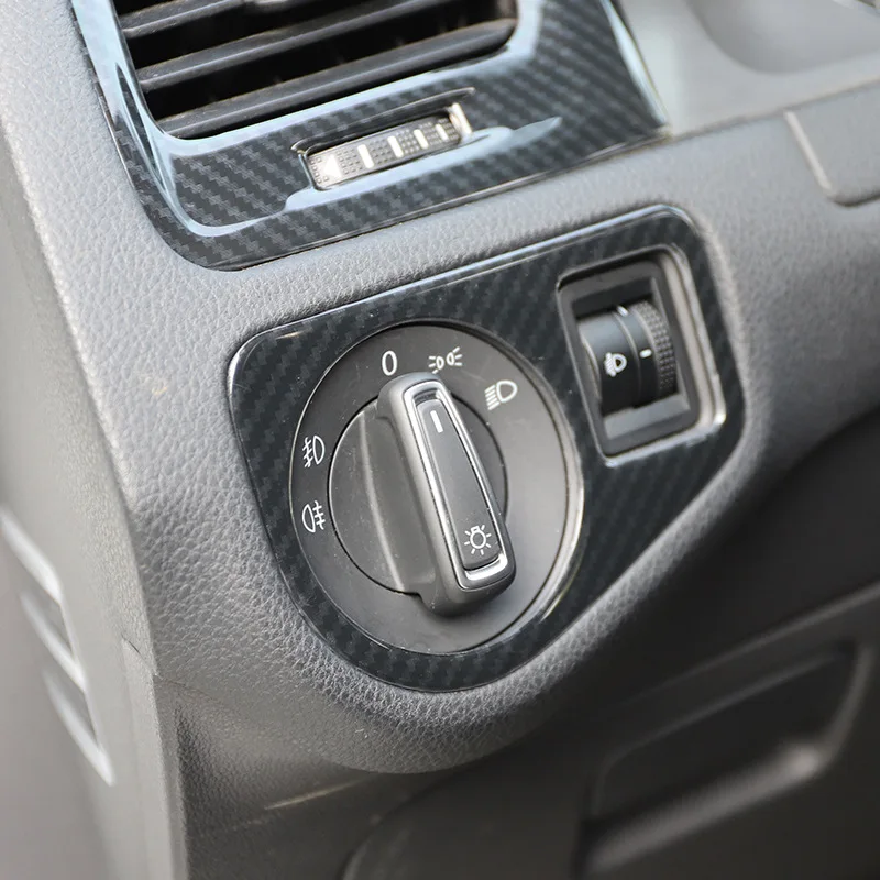 For Volkswagen Golf 7 2014-2020 Car Gear Panel Central Control Instrument Decorative Panel Interior Sticker Car Accessories thumbnail 3