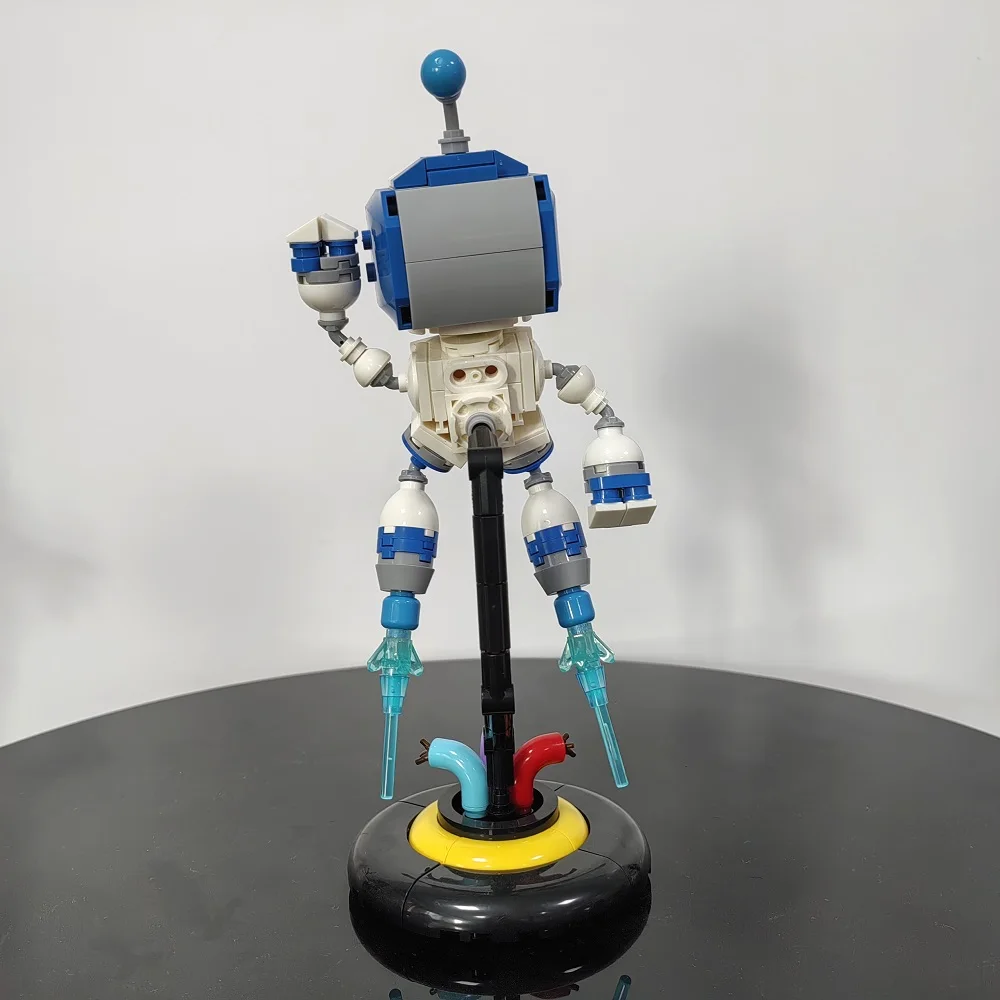 MOC Classic Game Space Robot Figures Building Blocks DIY Educational Toys for Children Robot Gifts thumbnail 4