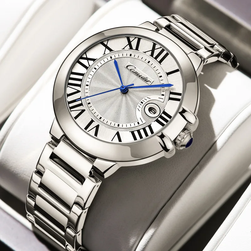 Blue Balloon Men's Watch Men's Waterproof Fashion Business Quartz Mens Warches Roman Numeral