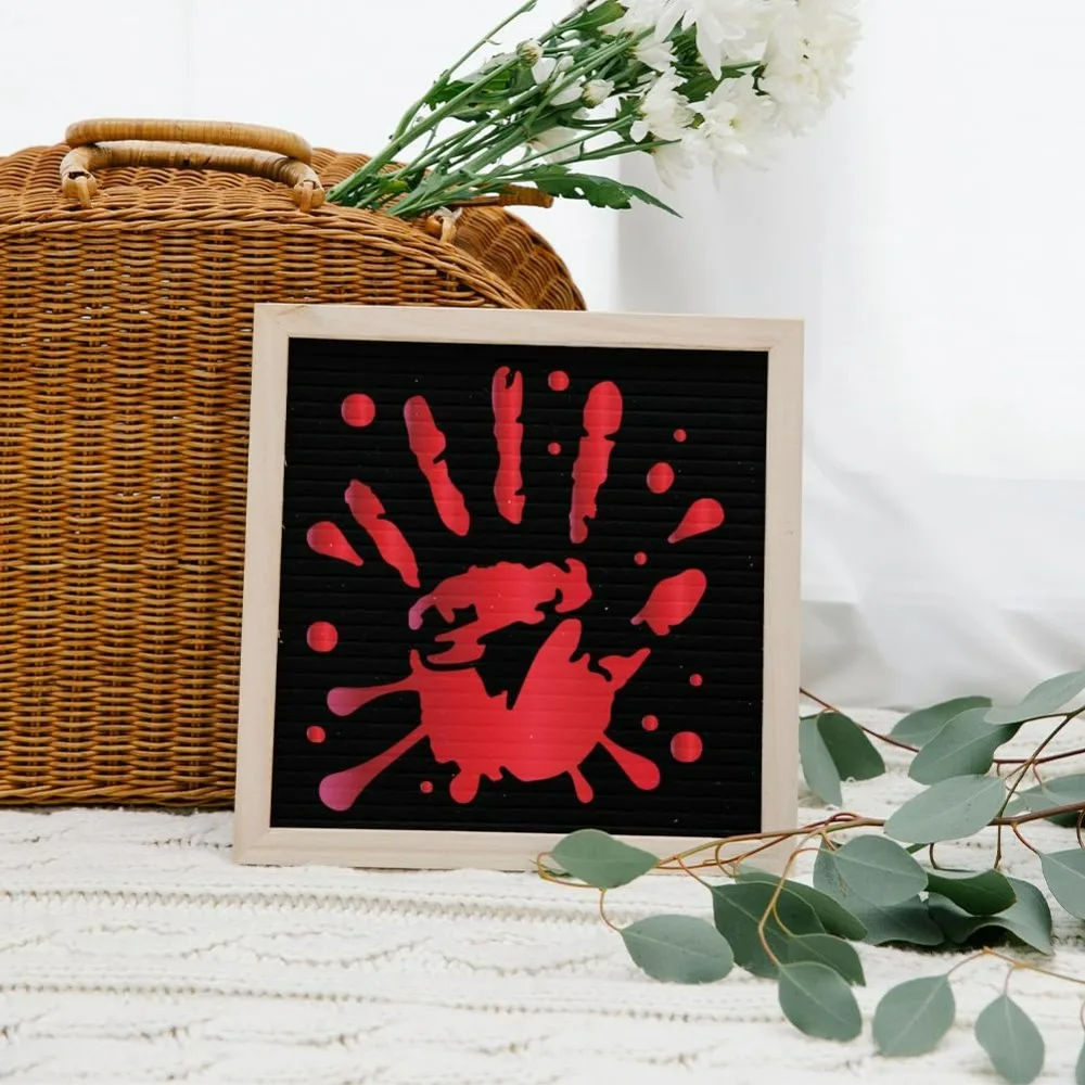 9 Styles Spray Stencils 5.9x5.9inch Reusable Stain and Splatter Stencils for Craft Graffiti Art Paint Templates with Paint Brush thumbnail 5