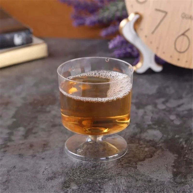 20pcs Disposable Dessert Cups Jelly Yogurt Cake Plastic Cup Transparent Baking Tools Food Container Party Decorative Tableware thumbnail 5