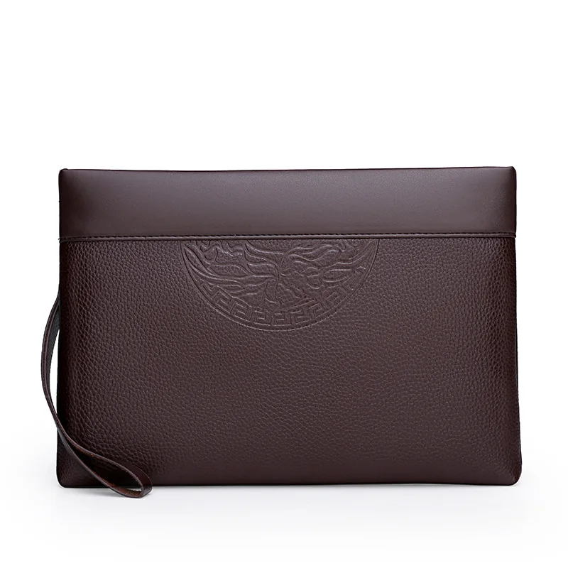 Men's New Luxury Handbag Casual Envelope Large Capacity Clutch BusinessUnderarm Bag for Men thumbnail 5
