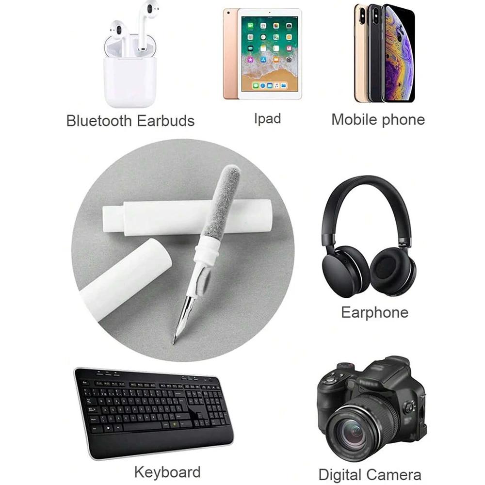 Earphones Cleaning Pen Airpods Pro Cleaning Brush  Portable Bluetooth Wireless Earphone Camera Cleaning Tool thumbnail 4
