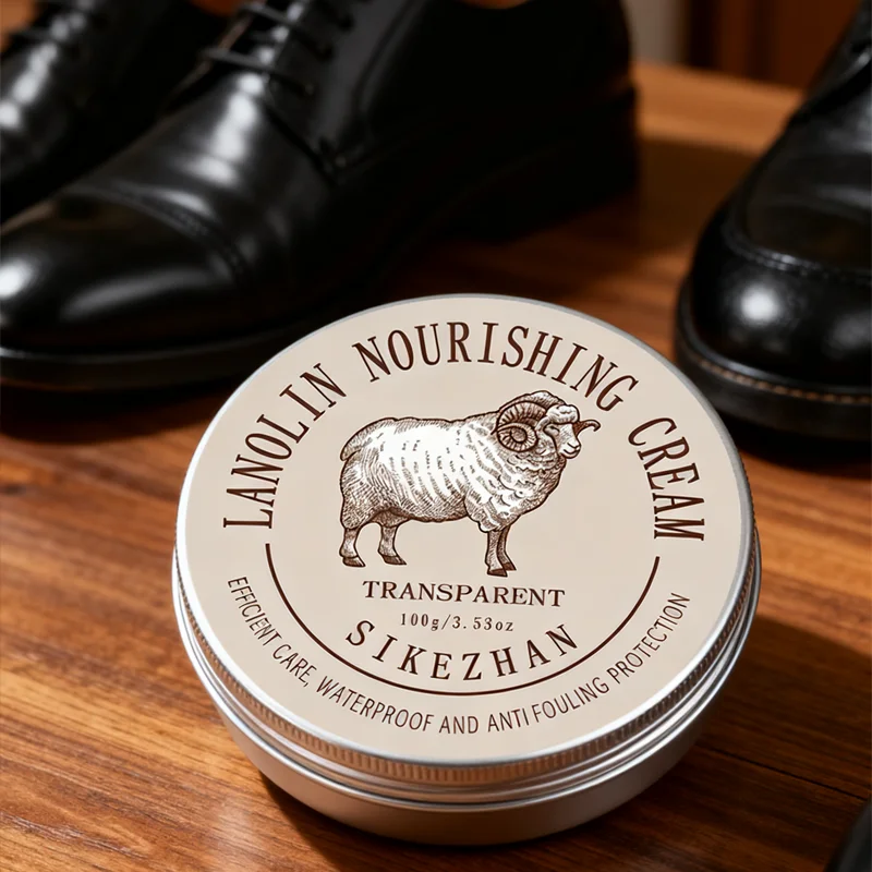 Professional Lanolin Leather Care Cream Shoe Conditioner Waterproof Wax Polish for Boots Bags Sofa Seat Repair & Shining Balsam thumbnail 6