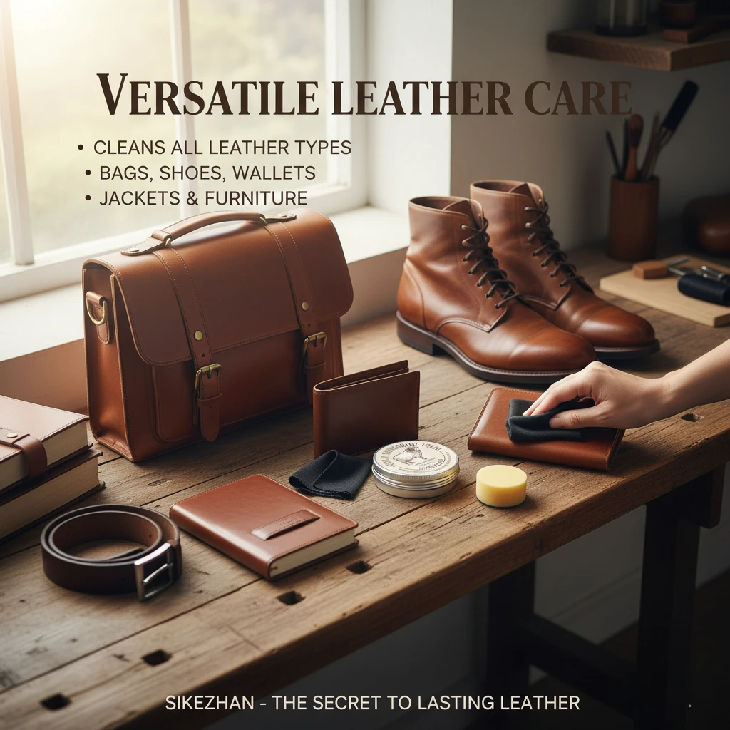 Professional Lanolin Leather Care Cream Shoe Conditioner Waterproof Wax Polish for Boots Bags Sofa Seat Repair & Shining Balsam thumbnail 4