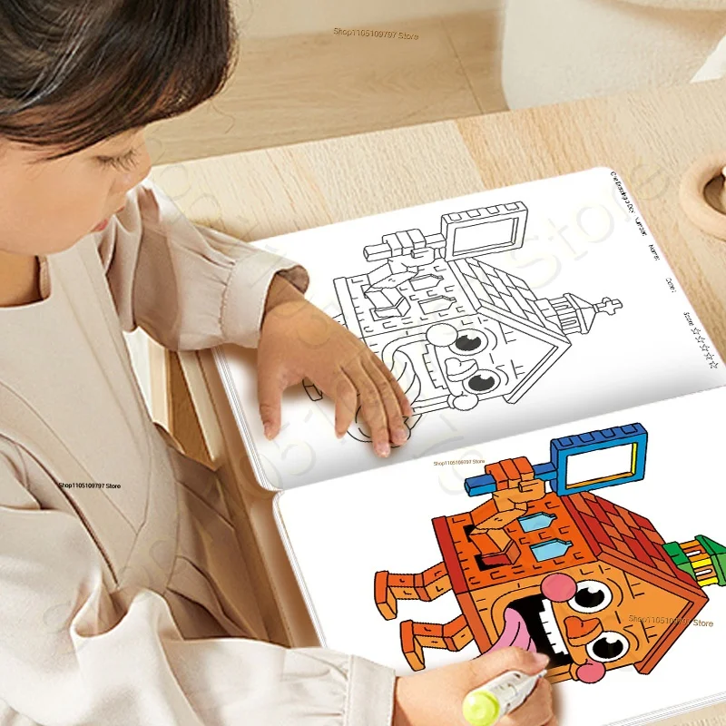 Steal A Brainrot Coloring Books Sketchbook School Colors Painting Art Supplies 67 House 9 Job Drawing Books Gifts Set Girl Toys thumbnail 4