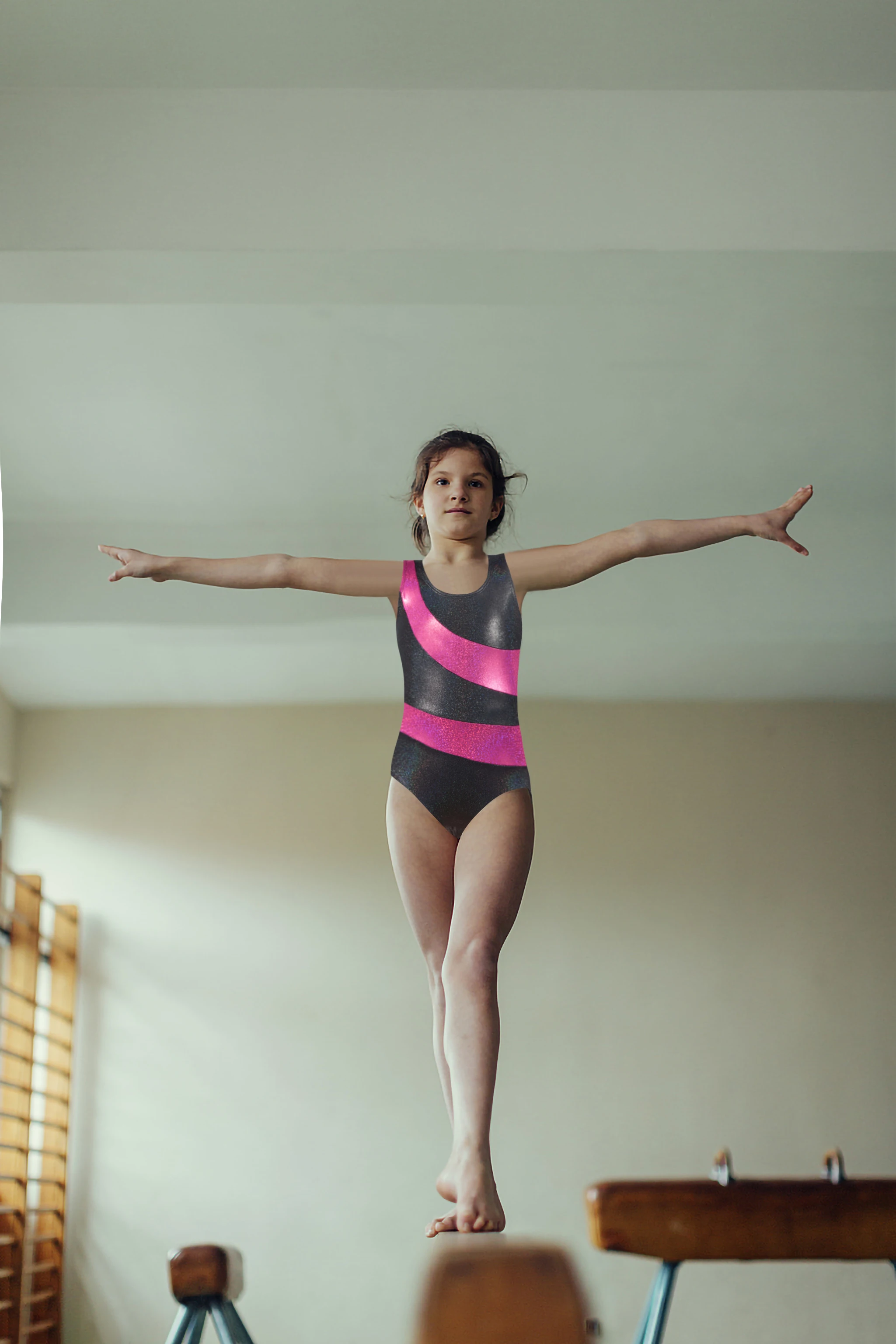 Gymnastics Leotards for Girls Sparkly Tumbling Dance Leotards Kids 2-10Years thumbnail 6