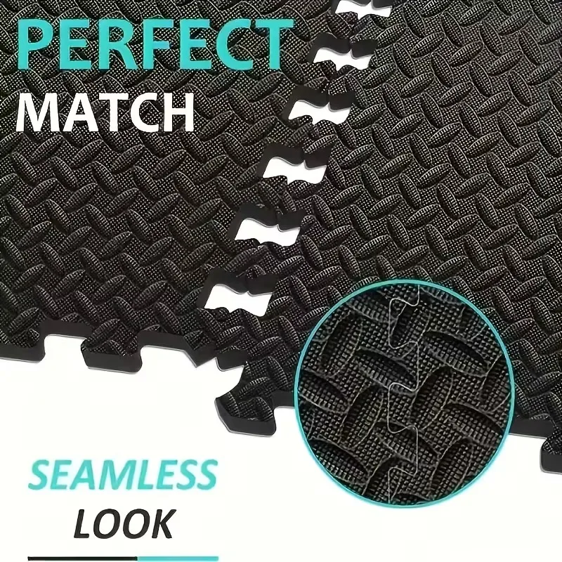 30x30cm 16 Pcs Interlocking Yoga Mat Home Gym and Yoga Equipment Protective Mat EVA Foam Non Slip Flooring Indoor Fitness thumbnail 3