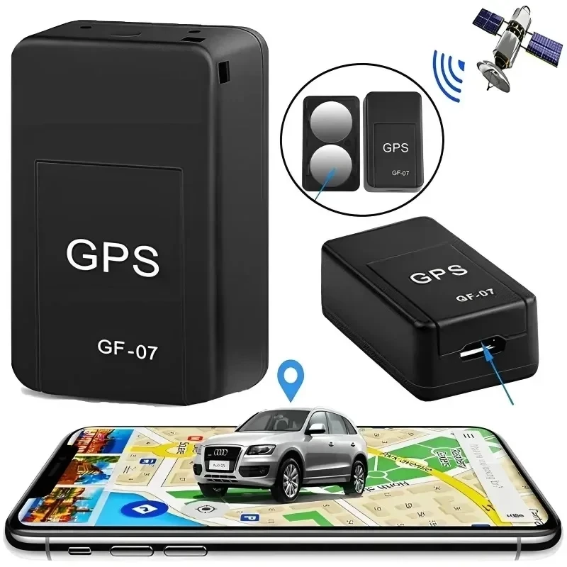 GF07 Mini Magnetic GPS Tracker Vehicle GPS Locator Car GPS Real-Time Tracking Device Compact Portable GPS Locator Position APP thumbnail 6