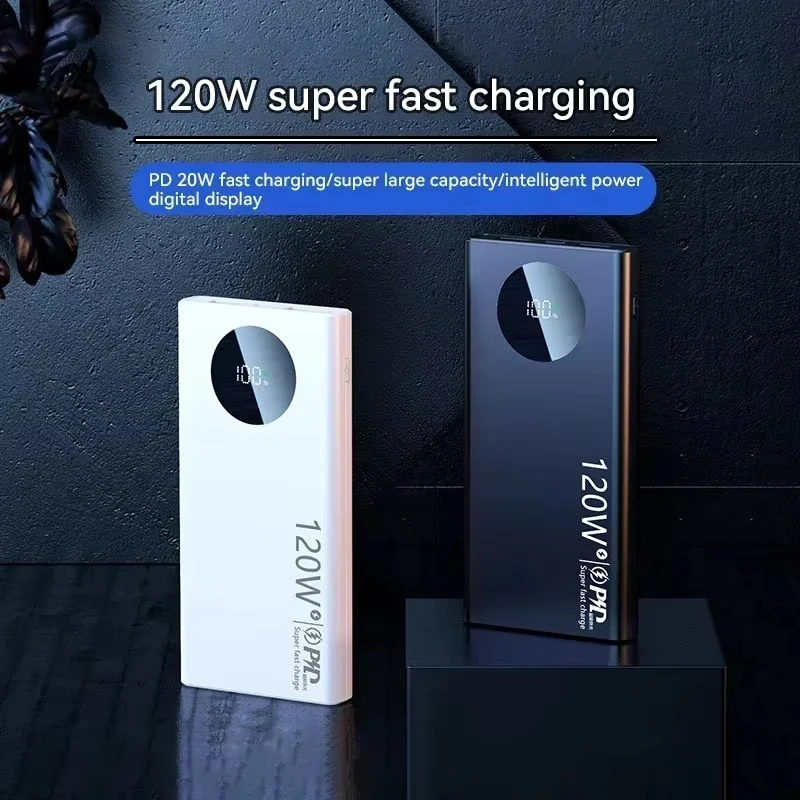 500000mAh Power Bank 120W Super Fast Charging PD20W Dual Way Digital Display Airplane Safe CCC For iPhone Samsung Xiaomi thumbnail 5