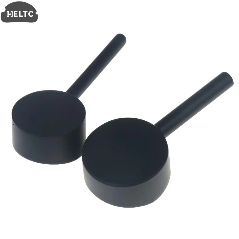 1Set Black Alloy Bathroom Replacement Faucet Handle Plated Taps Accessories For Size 35 / 40 Cartridge Spool Faucet Handle thumbnail 2
