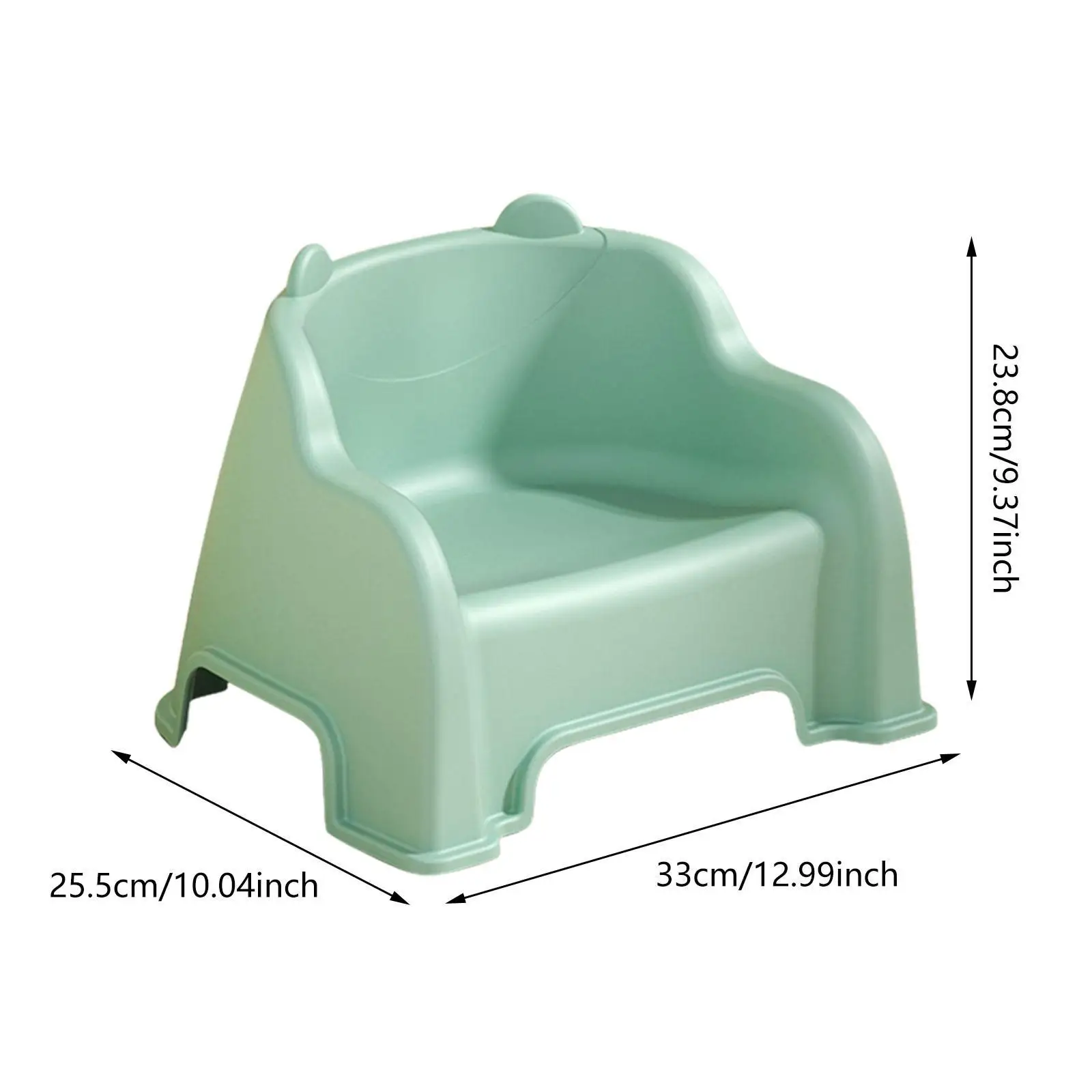 Small Stool Sturdy Lightweight Foot Stool Under Desk Footrest Shoe Changing Stool with Back Support Step Stool for Kitchen thumbnail 6