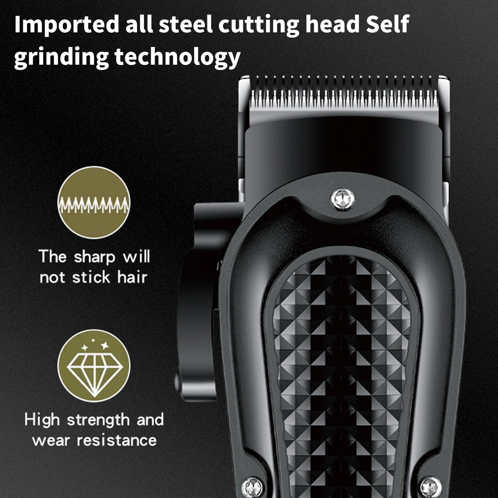 HIENA Professional Barber Clippers UBS 5V1A Rechargeable Low Noise Hair Trimmer for Men Daily Hair Styling Use thumbnail 3