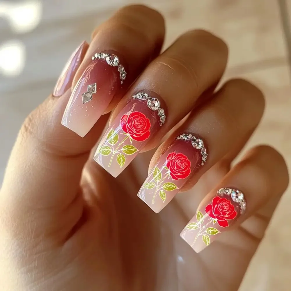 9pcs Floral Theme Nail Stamping Plates Sunflowers Nail Art Designs Rose Tulip Manicure Art Stencil Bouquet Nails Design thumbnail 4