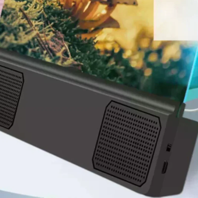 3D Screen Amplifiers Mobile Phone Magnifier With Enlarged Speaker Video Amplifier Stand Magnifying Folding Desk Audio Anti-Blue