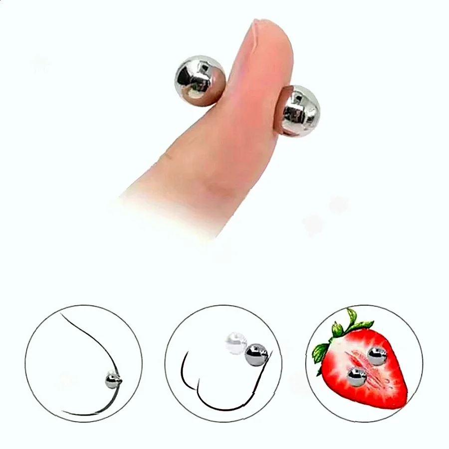 Ultra Powerful Magnetic Orbs Nipple Clamps BDSM Bondage Stimulator Clitoris Labia Nipple Creative Fidget Magnets Adult Sex Toys thumbnail 3