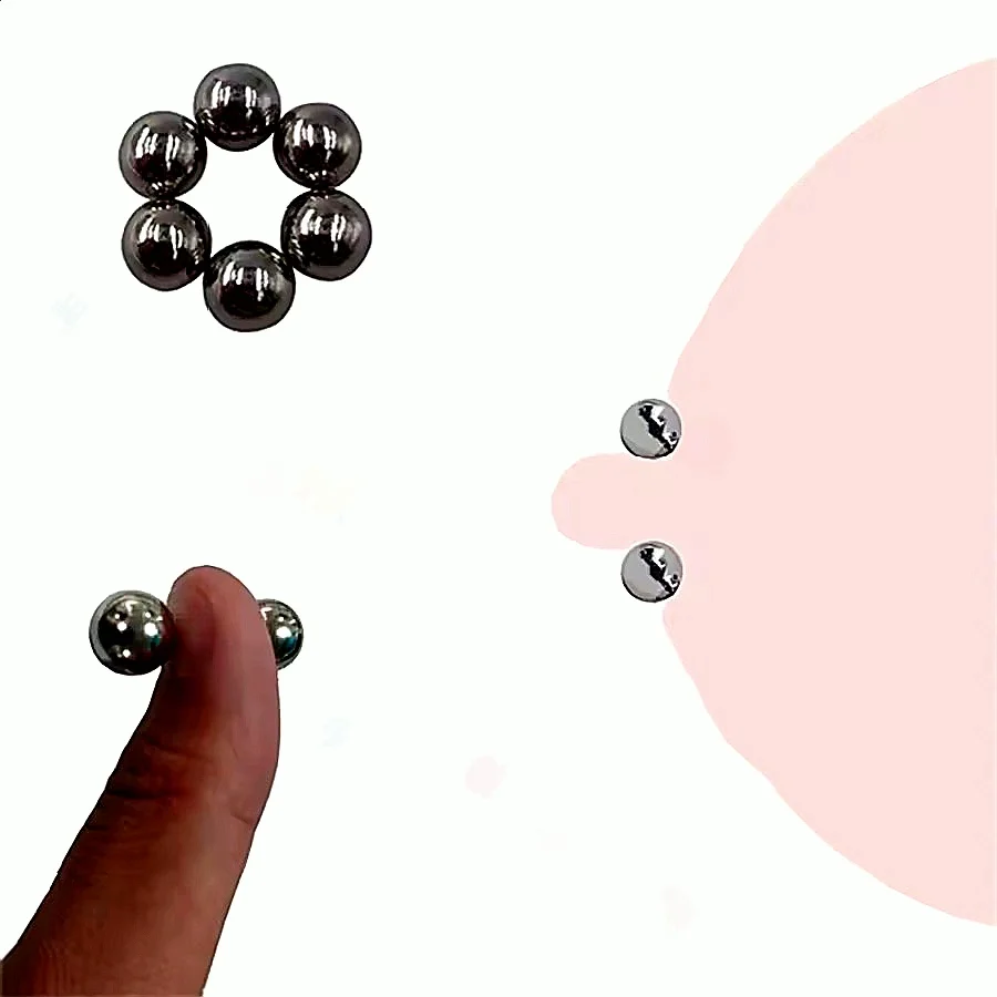 Ultra Powerful Magnetic Orbs Nipple Clamps BDSM Bondage Stimulator Clitoris Labia Nipple Creative Fidget Magnets Adult Sex Toys thumbnail 4