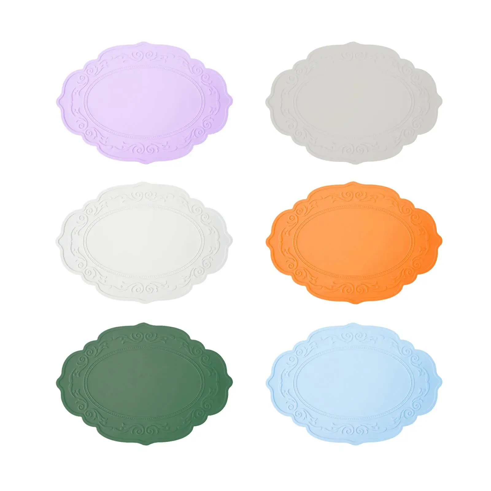 Table Mat Placemat for Dining Table Heat Insulation Mat Silicone Placemat for Barbecue thumbnail 2