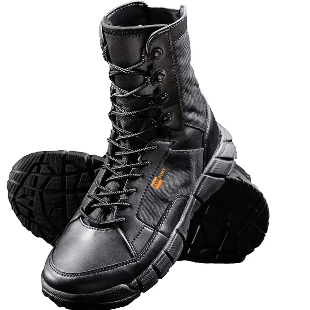 Lightweight Men Tactical Shoes Combat Boots Training Lace Up Waterproof Outdoor Botas Hiking Breathable Shoe thumbnail 4