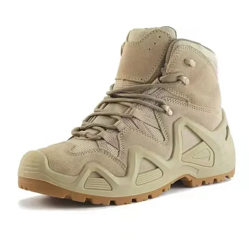 NEW Brand Mens Combat Tactical Boots Fan WaterProof Outdoor Hiking Ankle Climbing Botas Tacticas Hombre Militar thumbnail 2