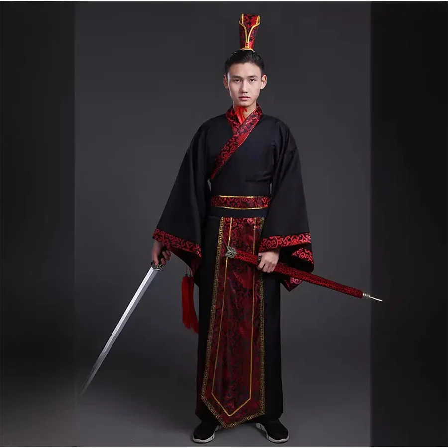 2026 Chinese Ancient Clothes Hanfu Cosplay Outfit for Men and Women Adults Halloween Costumes for Couples thumbnail 3