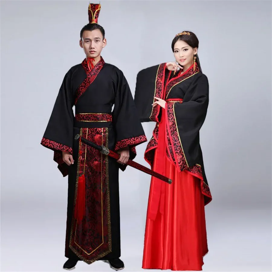 2026 Chinese Ancient Clothes Hanfu Cosplay Outfit for Men and Women Adults Halloween Costumes for Couples thumbnail 2