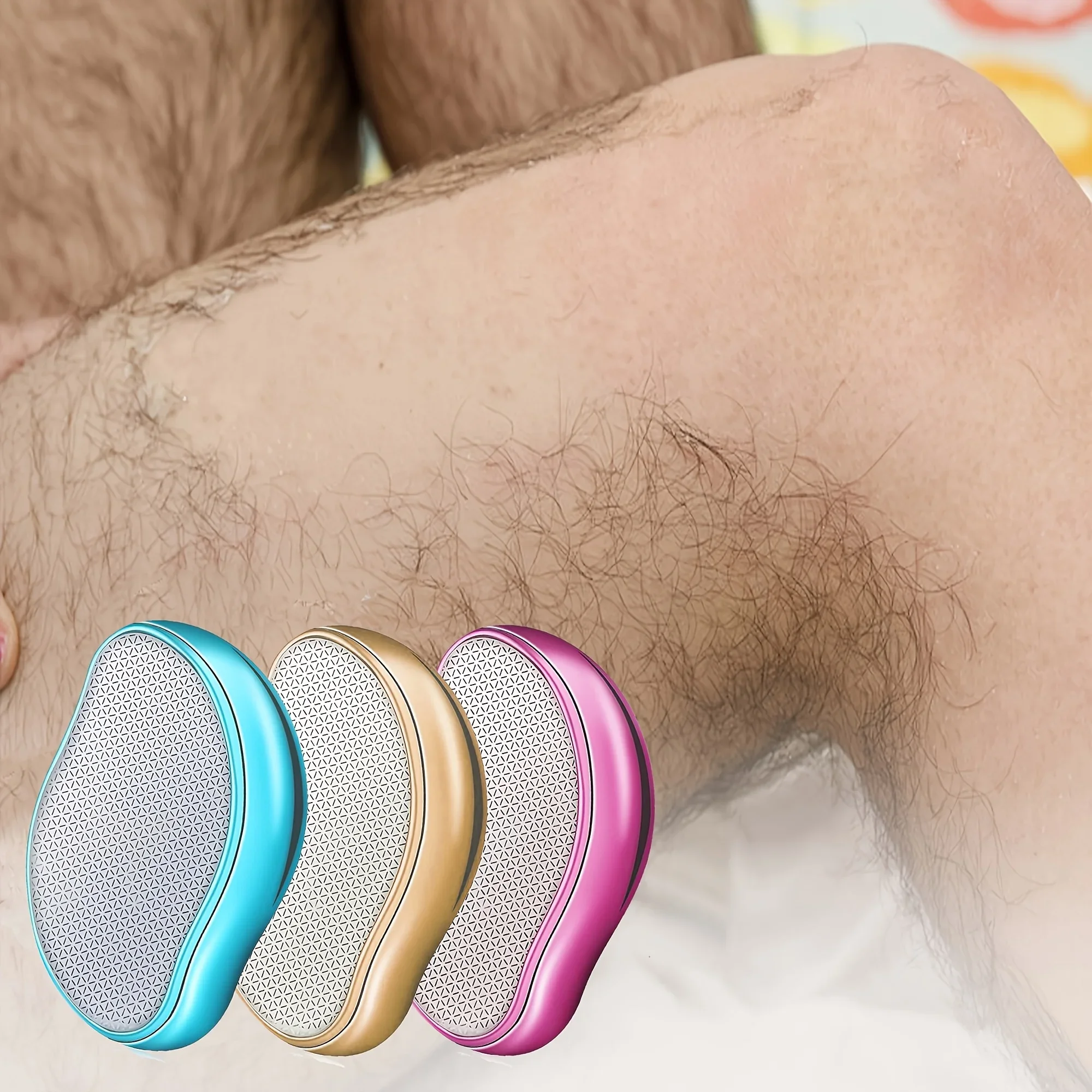 Whole Person Pain Crystal Hair Remover - Waterproof Exfoliating Tool for Smooth Skin