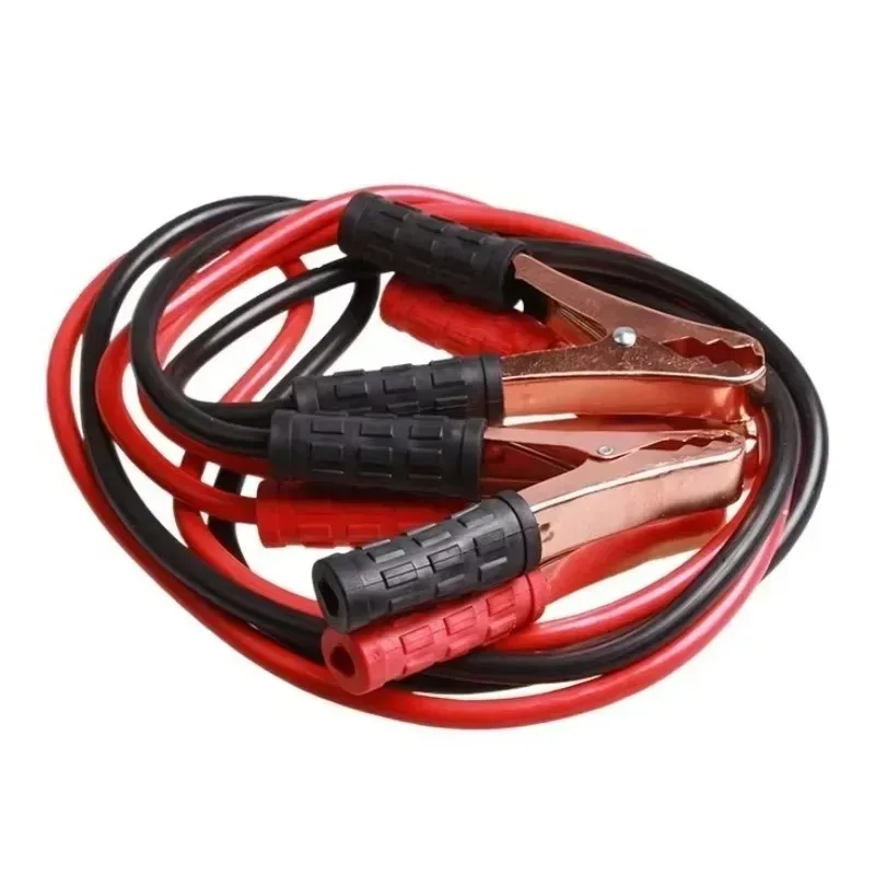 A Set 500A for Car Battery Jump Cable Booster Cable Line Emergency Jump Starter Leads Van SUV Double-ended with Clamps Clips New thumbnail 3