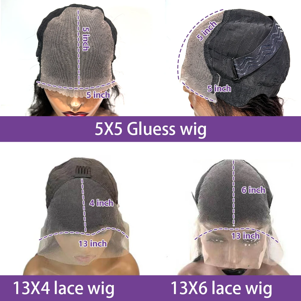 HD Transparent Lace Front Human Hair Wigs Jerry Curly Wig Lace Closure Wigs Human Hair Wig 13x4 13x6 Frontal Wigs thumbnail 6