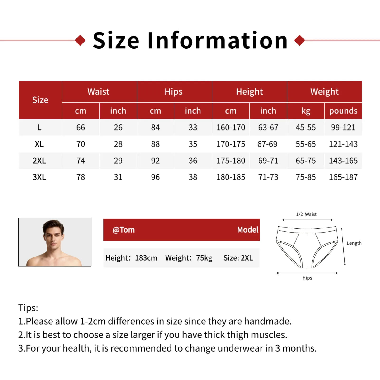3pcs【LORIEN CREST】Luxury Men's Satin-like Ice Silk Briefs High Elastic Ultra Soft Breathable Antibacterial Comfortable Underwear thumbnail 2