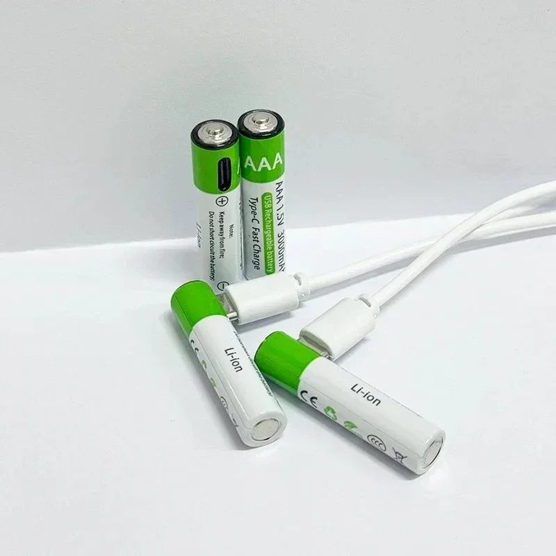 2025NEW Lithium-Ion Battery Type-C Rechargeable High-Capacity Battery AA&AAA Battery For remote control, mouse, electric toys thumbnail 2