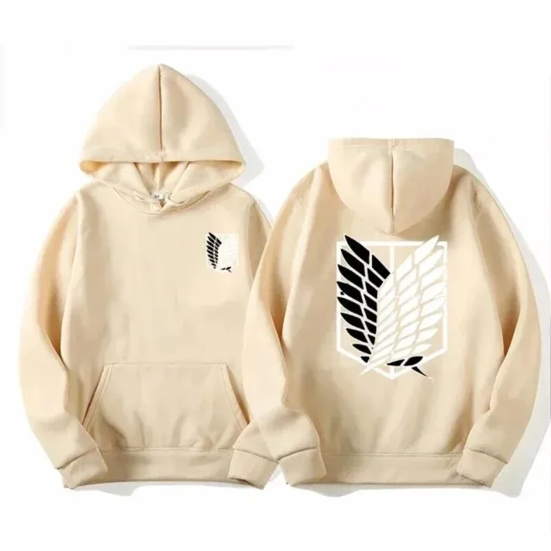 Attack on Titan Men's Hoodie Anime Hoodies Men Women Streetwear Pullover Harajuku Shingeki No Kyojin Hoodies Sweatshirt Clothes thumbnail 3