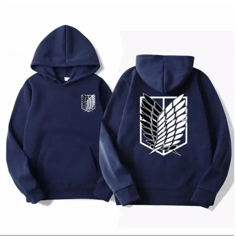 Attack on Titan Men's Hoodie Anime Hoodies Men Women Streetwear Pullover Harajuku Shingeki No Kyojin Hoodies Sweatshirt Clothes thumbnail 6