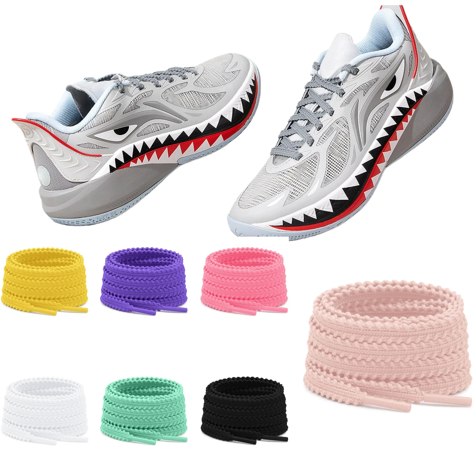 1Pair Shoe Laces New Casual Sneakers tennis Flat Shoelaces Fashion Rope Shoelace for Shoes 120/140/160CM Shoes Accessories thumbnail 2