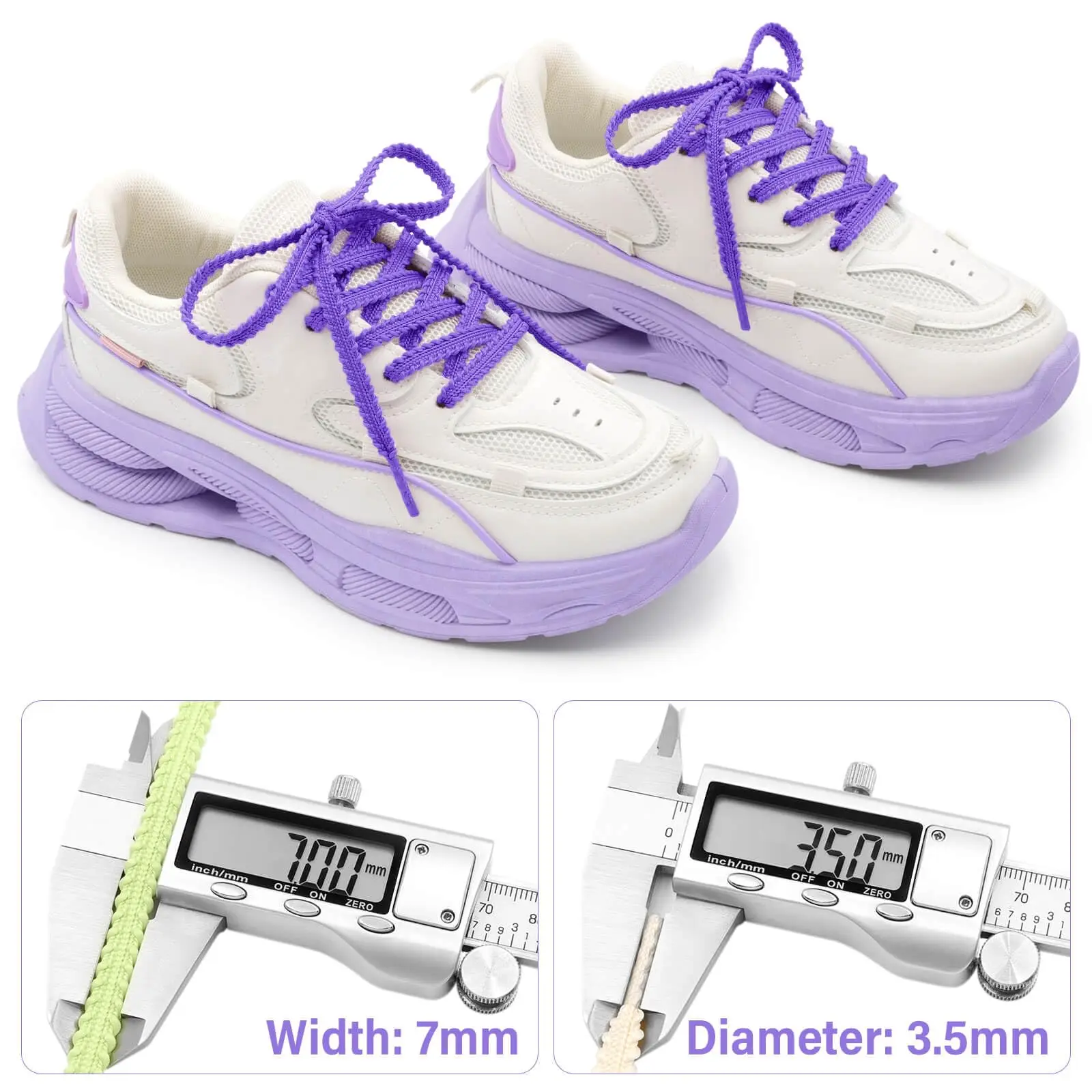 1Pair Shoe Laces New Casual Sneakers tennis Flat Shoelaces Fashion Rope Shoelace for Shoes 120/140/160CM Shoes Accessories thumbnail 3