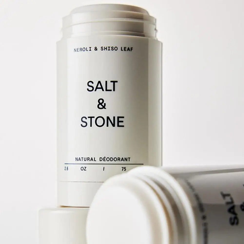 SALT&STONE Fragrance Deodorant Stick Long-lasting Scent Sandalwood Fragrance Refreshing Non-sticky Underarm Care Eliminates Odor