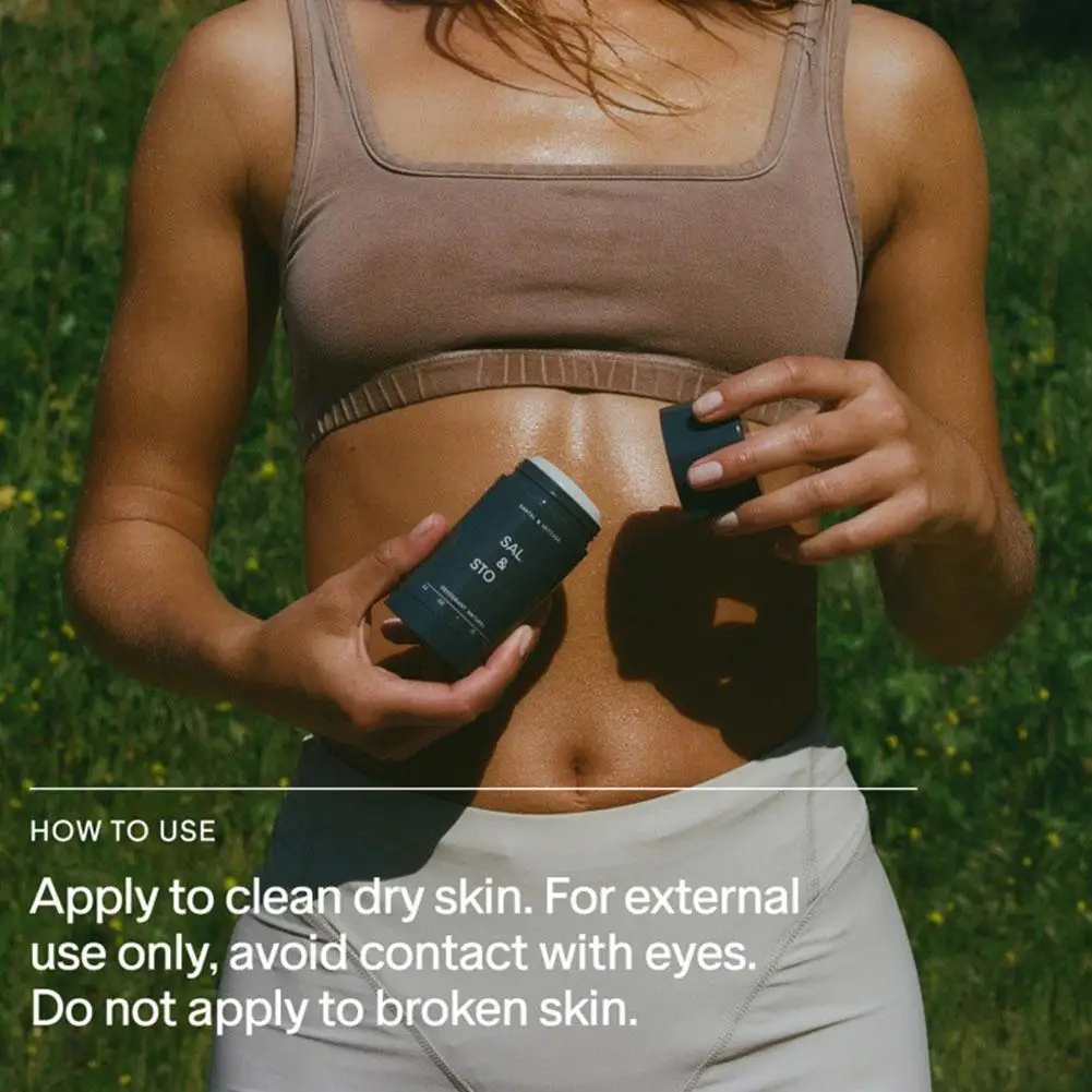SALT&STONE Fragrance Deodorant Stick Long-lasting Scent Sandalwood Fragrance Refreshing Non-sticky Underarm Care Eliminates Odor thumbnail 2