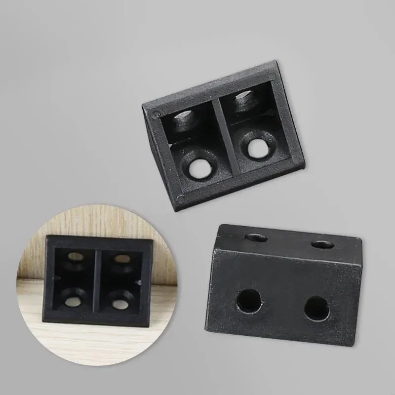 20PCS Nylon plastic corner code 90 degree Angle retainer laminate clothe cabinet reinforcement connector hardware accessories thumbnail 3