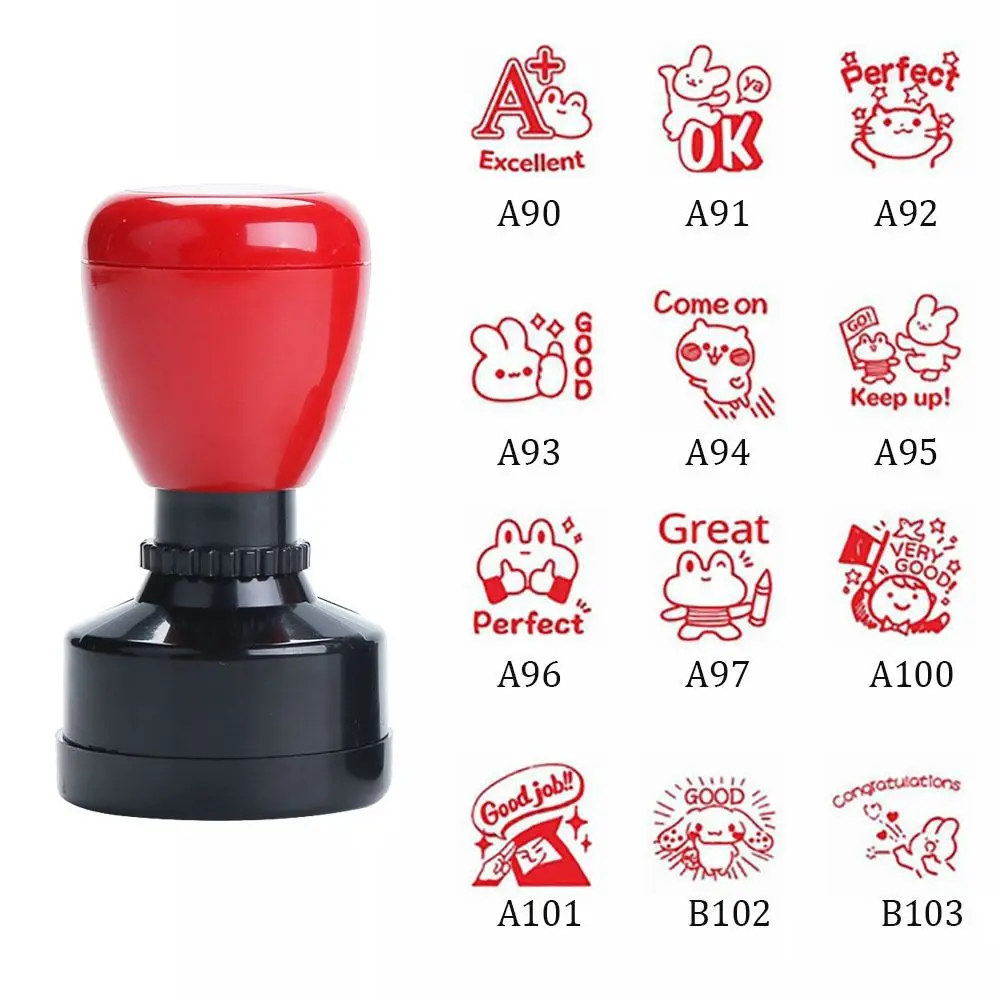 Durable Praises Emoticons Teacher Encourage Stamp Scrapbooking Seal DIY Comments Seal Teacher Supplies Emoticons Seal thumbnail 6