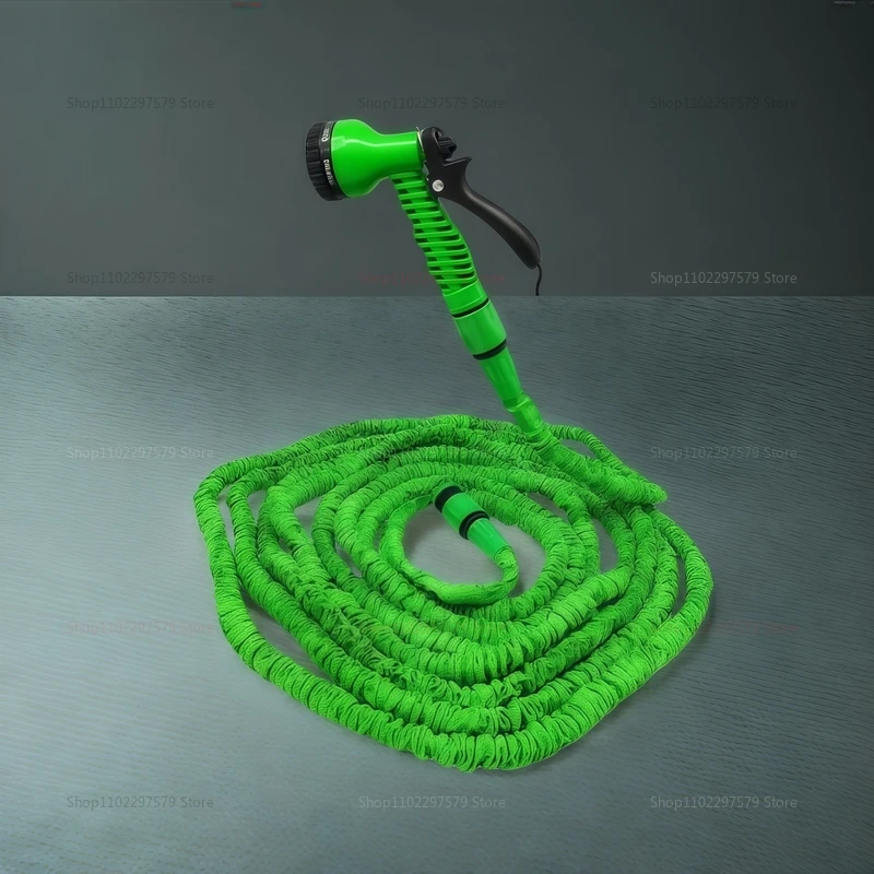 Retractable Magic Hose with High-Pressure Water Gun for Car Washing Garden Watering Household Cleaning Durable Garden Hose Tool thumbnail 6